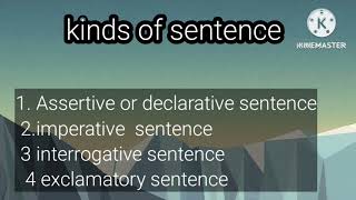 kinds of sentences [upl. by Barnabas]