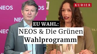 EUWahl Die Grünen amp NEOS Wahlprogramm [upl. by Barbour]