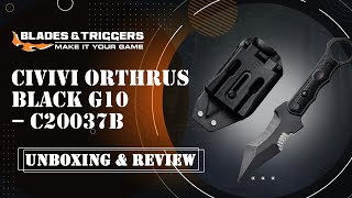 Civivi Orthrus Black G10 – C20037B Unboxing amp Review [upl. by Naic460]