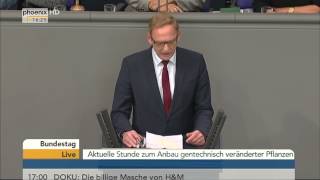 Aktuelle Stunde Anbauverbot für Genpflanzen mit Christian Schmidt am 25022015 [upl. by Angi278]