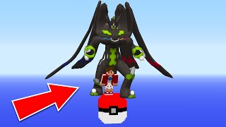 ZYGARDE em APENAS 1 BLOCO no MINECRAFT PIXELMON [upl. by Akirrehs]