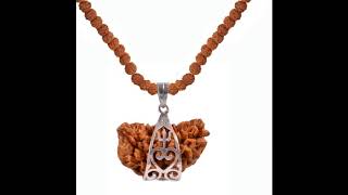 Latest Jewellery Design Ek mukhi rudraksha pendant rudraksha pendant Collection By menjewellcom [upl. by Cataldo]