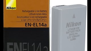 NIKON ENEL14a Battery unboxing [upl. by Anua]