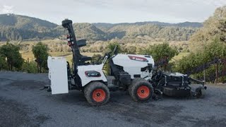 Bobcat AT450X Electric amp Autonomous Operation – Agtonomy Enabled  Bobcat Articulating Tractors [upl. by Trinee296]