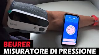 RECENSIONE Beurer BM 59 Misuratore di pressione da braccio a batteria senza tubi o cavi [upl. by Mauve]