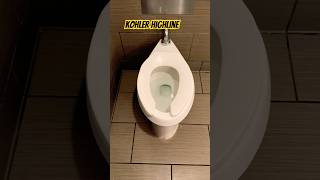 Kohler Highline Toilet Flush  Shops at Santa Anita Arcadia Mall California USA [upl. by Aser]