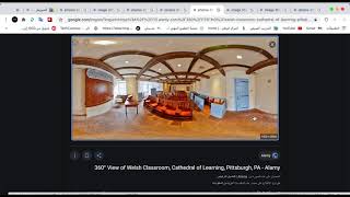 طريقة البحث عن صور بزاوية ٣٦٠ واستخدامها كواقع افتراضي في موقع thinglink [upl. by Cacia]