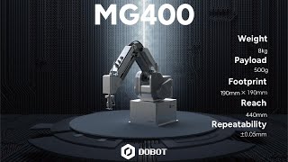 DOBOT MAGICIAN PRO MG400  Precision Desktop Robot Arm [upl. by Higgs]