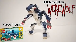 Lego Werewolf 31088 Alternate BuildMOC With Video Instructions [upl. by Rafaelia]