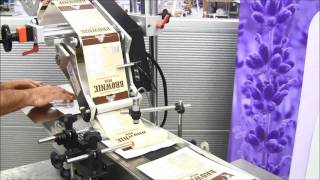 JDA Stand Up Pouch Labeler Machine for Farm Boy USA Canada [upl. by Ayotl]