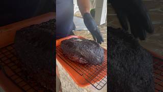 Do you wrap in foil or butcher paper 🎁 bbq brisket texasbbq bestbbq shortsyoutube [upl. by Meridel749]