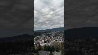 Asperitas clouds in Vancouver BC asperitas clouds [upl. by Joung]