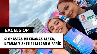 Gimnastas mexicanas ya están en París [upl. by Bonni]