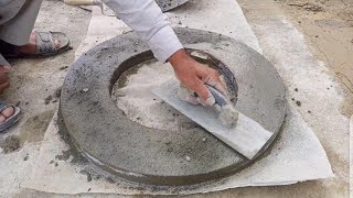 how to make cement slab concrete making slab [upl. by Bo]