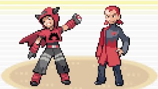 Pokemon Black Pearl Emerald  vs Magma Leader Maxie amp Magma Admin Tabitha Double Battle w Steven [upl. by Anod]