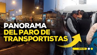 Panorama del paro de transportistas en Lima y Callao ROTATIVARPP  DESPACHO [upl. by Ioab]