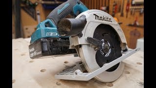 Makita 18Volt X2 714quot Brushless Circular Saw XSH06Z  quotTools On Tapquot [upl. by Nasia]