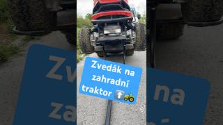 Zvedák na zahradní traktor zahrada [upl. by Kobylak855]