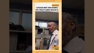 Chicago Med John Earl Jelks Shares BTS while Filming Season 10 chicagomed [upl. by Dinsdale]