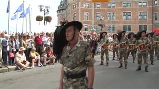 PARADE TO RUN FANFARA BERSAGLIERI DI BEDIZZOLE QUEBEC CITY CANADA [upl. by Feltie]