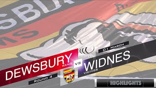 Highlights Championship Round 4 Dewsbury Rams vs Widnes Vikings 01 March 2020 [upl. by Osnola]