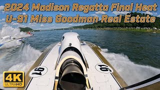 2024 Madison Regatta Final Heat U91 Miss Goodman Real Estate [upl. by Atalayah956]