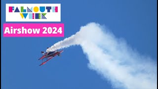 Falmouth Week Air Show 2024 falmouthcornwall falmouthweek airshow [upl. by Nogem]