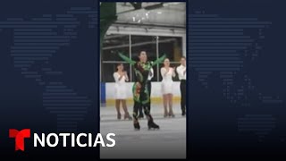 Reconocen en Nueva York al patinador mexicano Donovan Carrillo Shorts  Noticias Telemundo [upl. by Adiela810]