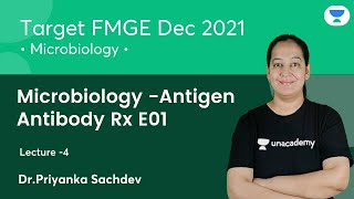 Microbiology AntigenAntibody Rx E01  L4  FMGE Dec21  Lets crack NEET PG  DrPriyanka Sachdev [upl. by Cohdwell485]