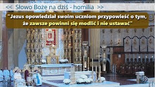 Słowo Boże na dziś  homilia  Ewangelia Łk 18 18 [upl. by Simah624]