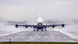 SPECTACULAR HEAVY TAKEOFFS and LANDINGS  London Gatwick Airport Plane Spotting [upl. by Ecyrb]