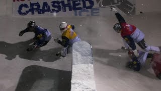 Red Bull Crashed Ice Best Action  Sweden 2012 [upl. by Alley391]