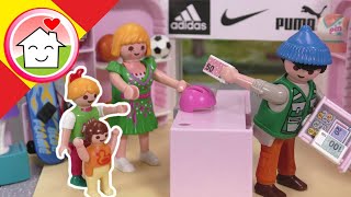 Playmobil en español De compras con Manni Mütze  Comisario Overbeck  La familia Hauser [upl. by Kelcey]