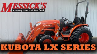 New Kubota LX2610  LX3310 Tractors  Series Overview [upl. by Helbon]