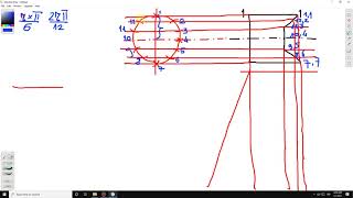 NACRTNA GEOMETRIJA CRTANJE MREŽE GEOMETRIJSKIH TELA PRIMER [upl. by Aneeled]