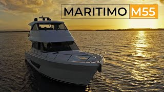 Maritimo M55 Flybridge Motor Yacht [upl. by Nomolos]