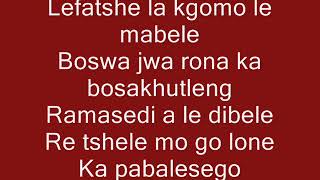 Bophuthatswana national anthem lyrics setswana [upl. by Ban]