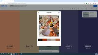 Create wedding color palette with Coolersco [upl. by Itak]