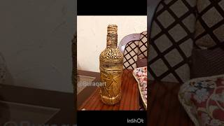 Antique Bottle Art for Begginners shorts ytshort yt antique craft [upl. by Sassan]