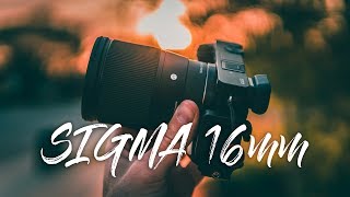 Sigma 16mm 14 Review Sony e mount  Is it too good to be true [upl. by Nove118]