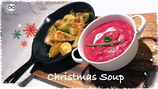 SUB Christmas Soup  Beetroot Soup and Pan Fried Potatoes 21 [upl. by Agueda]