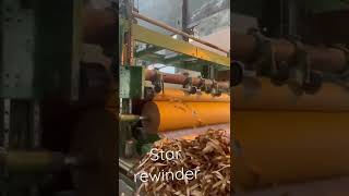 Paper mill rewinder machine [upl. by Korrie13]