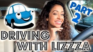 CRAZY DRIVER DRIVING WITH LIZZZA PART 2  Lizzza [upl. by Atram29]