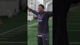 How Azeez Ojulari gets gameday ready 💪 shorts azeezojulari gym gymroutine nfl football [upl. by Vonni]