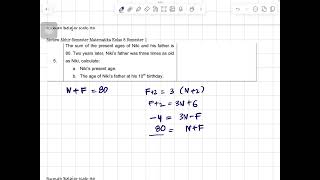 Review Akhir Semester Matematika Kelas 8 Semester 1 [upl. by Rosemaria]