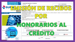 Emisión Recibo por Honorarios al Crédito SUNAT [upl. by Zachary]