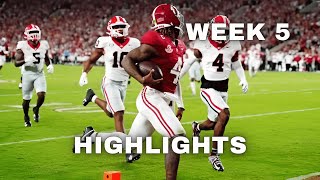 Best of College Football Week 5  NCAA Highlights 2024 [upl. by Yort]