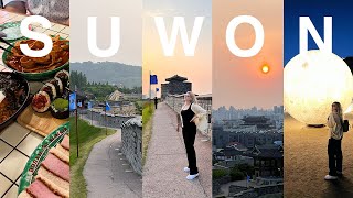 SUWON VLOG • Hwaseong Fortress Hwaseong Haenggung Palace at night 🌕 what we ate 🍦 KOREA VLOG [upl. by Lehteb]