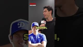 Christian Yelich 🤝 Shohei Ohtani The MVPs are teaming up at the MLB AllStar Game [upl. by Reizarf]