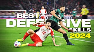 Epic Football Defensive Skills amp Tackles 2024  HD [upl. by Artim756]